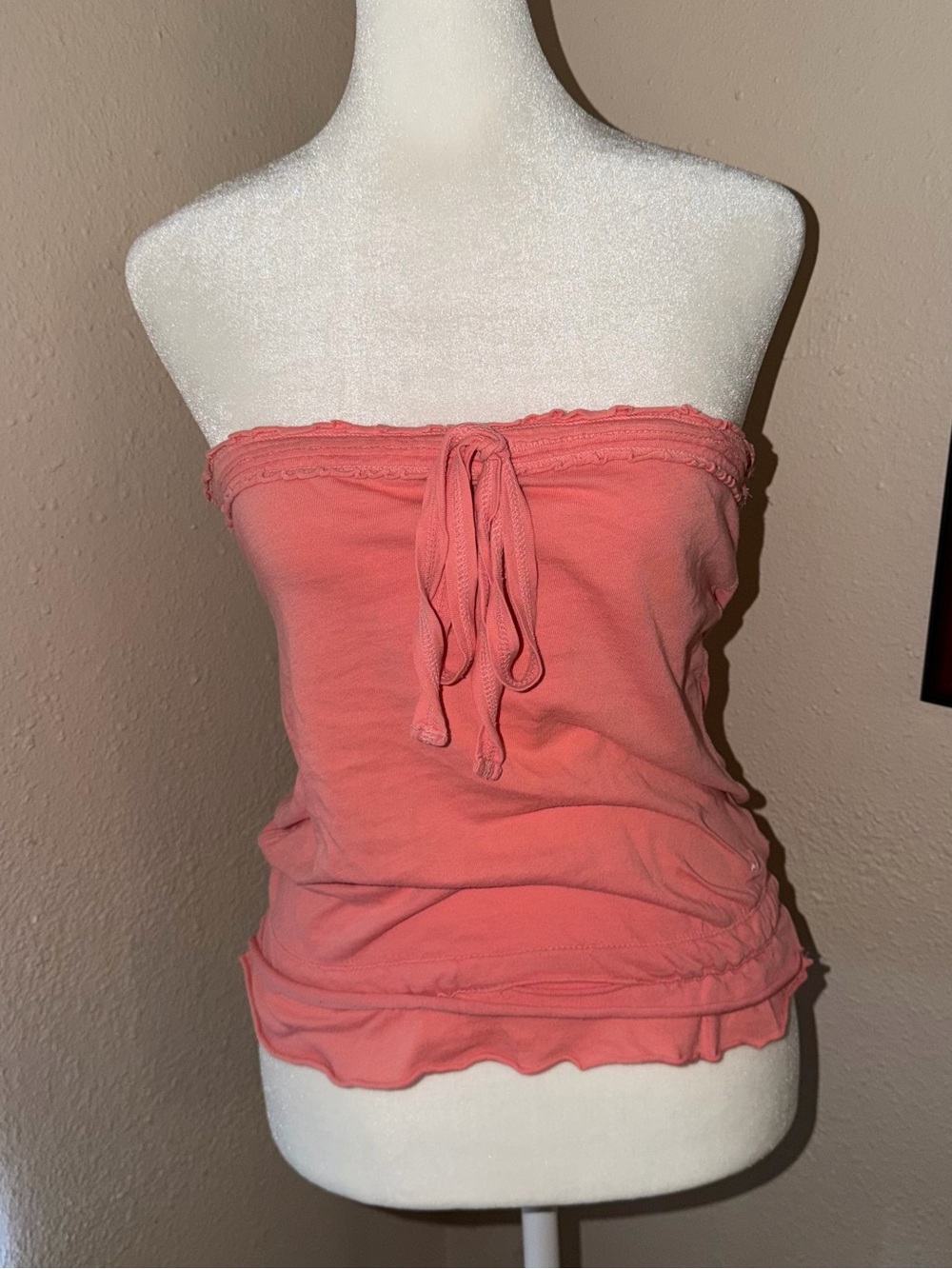 Vintage Y2K Hollister 2000s Strapless Babydoll Tube Top or Halter Top